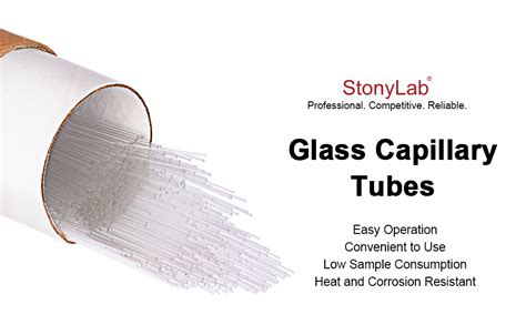 Stonylab Glass Capillary Tubes 100 Mm Laboratory Micro Glass Pipettes