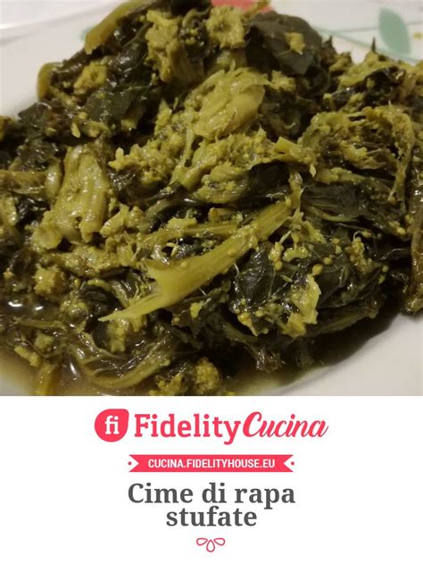 Cime Di Rapa Stufate Ricetta Ricette Ricette Con Alimenti Naturali