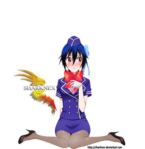 Nisekoi Tsugumi Stewardess Render By Sharknex On Deviantart Hot