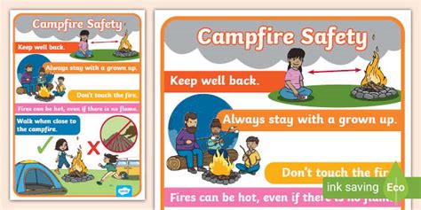 Campfire Safety Poster