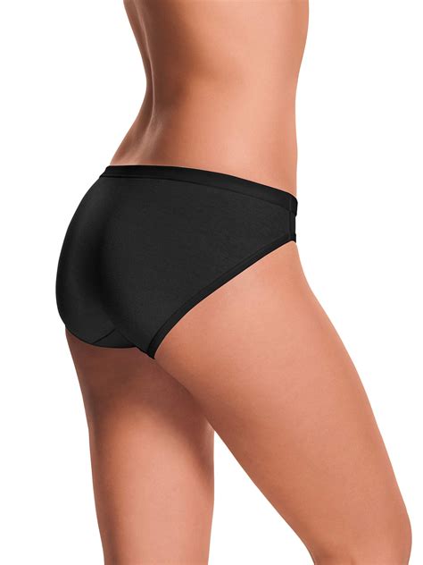 Women S Assorted Cotton Stretch Bikini Panties Pack Walmart