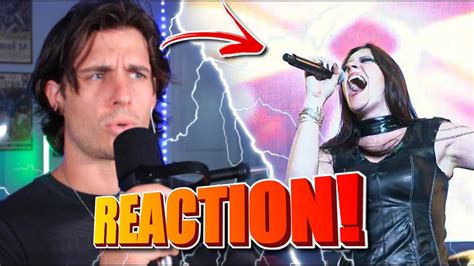 NIGHTWISH performing live REACTION by professional singer - YouTube