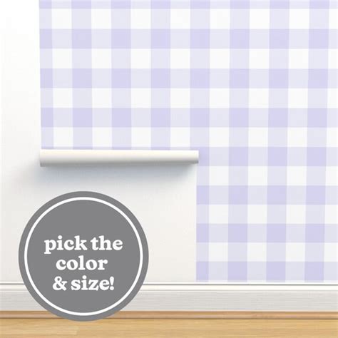 Custom Gingham Wallpaper Peel And Stick Removable Wallpaper Custom