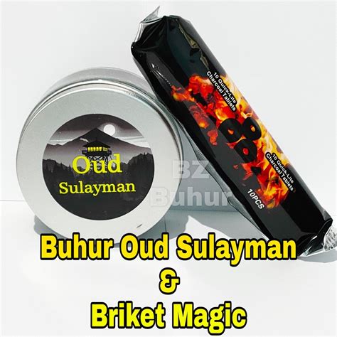 Jual Dupa Buhur Oud Sulayman New Toples Beling Dan Briket Magic