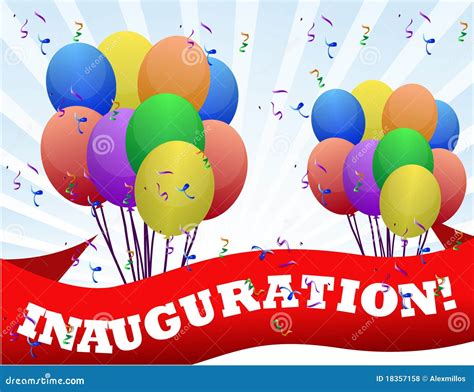 Inauguration stock vector. Illustration of clipping, beginning - 18357158