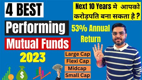 Best Performing Mutual Funds In 2023 Best Sip Mutual Funds For Long