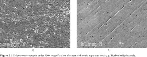 Scielo Brasil Surface Modification Of Titanium By Plasma Nitriding