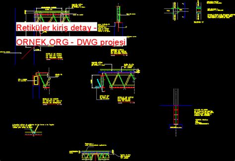 Proje Sitesi Retik Ler Kiri Detay Autocad Projesi