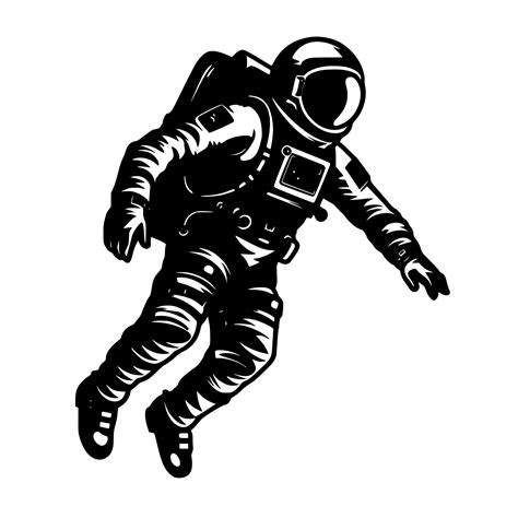 Spacebound Astronaut Svg File For Cricut Silhouette Laser Machines