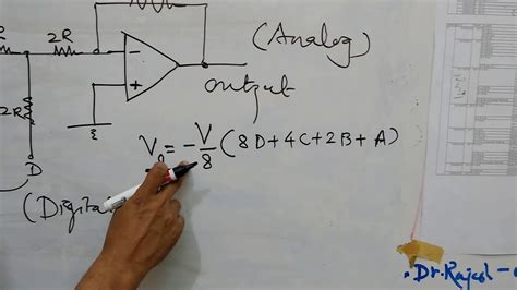 R 2R ladder D to A converter - YouTube