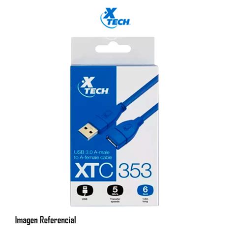 Xtech Usb Extension Cable Blue Ft Pn Xtc Xtech Cables