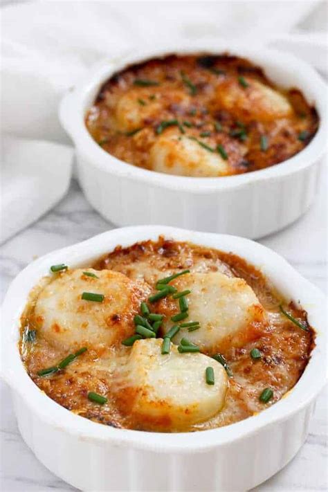 Scallop Gratin with Pumpkin (Coquilles St. Jacques)