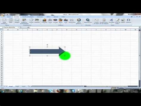 Como Insertar Y Editar Flechas En Excel 2007 YouTube