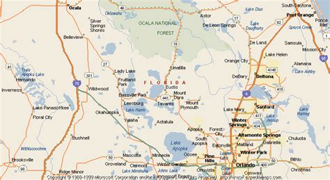 Map of Eustis