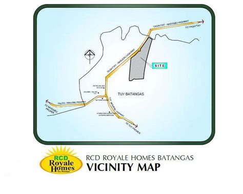 Location & Address of RCD Land Royale Homes Tuy Batangas - Batangas.