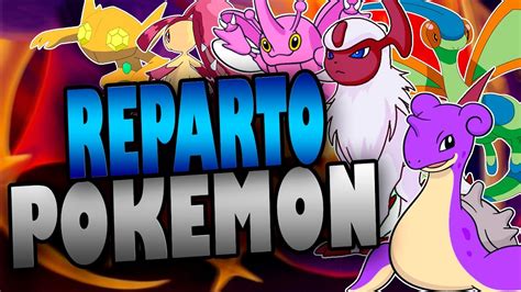 MEGA REPARTO POKEMON SHINY 6V Pokemon Sol Y Luna YouTube