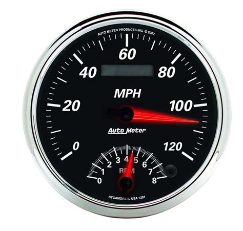 Auto Meter Designer Black Ii 5 Tachometerspeedometer Electric