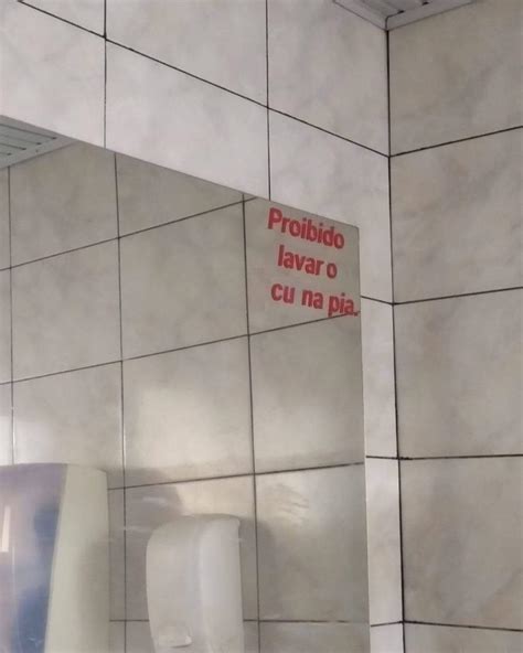 Forbidden To Clean The Ass In The Sink R ItHadToBeBrazil