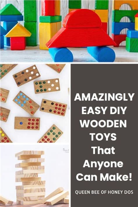 Easy DIY Wooden Toys | Wooden diy, Woodworking toy projects, Wooden toys plans