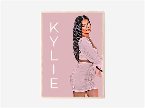 Kylie Jenner Print Kyle Jenner Poster Kylie Jenner Etsy Australia