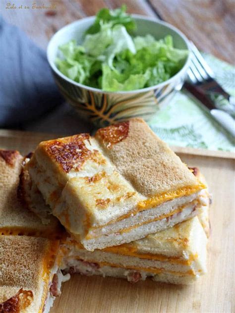 Croque géant au speck mimolette Lolo et sa tambouille