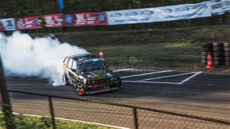 Drift Car on the Race Track Editorial Photo - Image of latvian, latvia: 158455226