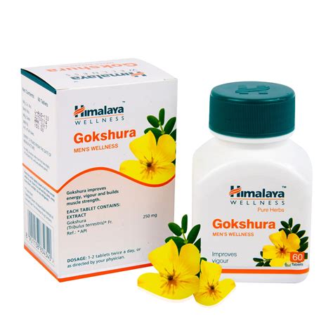 Таблетки для мужского здоровья и потенции Himalaya Gokshura, 60 ...