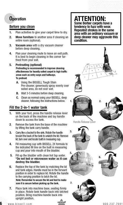 Bissell 1622 1603216l User Manual Carpet Cleaner Manuals And Guides