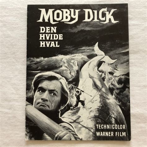 Moby Dick Gregory Peck Richard Basehart Leo Genn 1956 Vtg Etsy Ireland