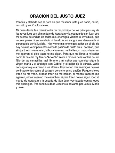 Oración del justo juez.pdf | PDF