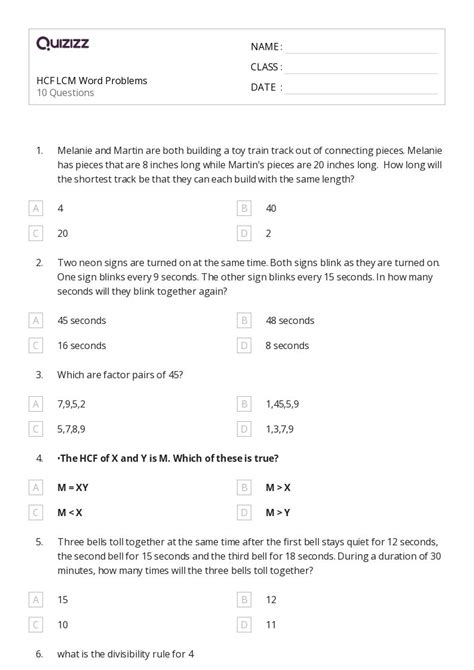 50 Time Word Problems Worksheets For 6th Class On Quizizz Free