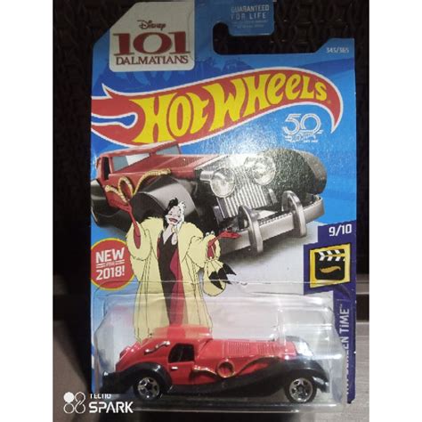 HOT WHEELS CRUELLA DE VIL DISNEY 101 DALMATIAN Shopee Philippines