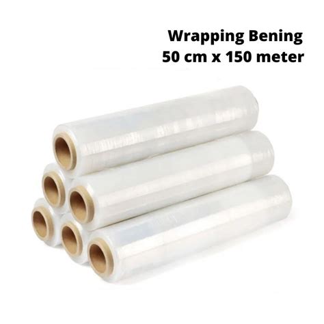 Jual Plastik Wrapping Strecth Film Bening Cm X Meter Shopee