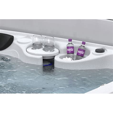 AquaRest Spas Powered By Jacuzzi Pumps DayDream 3500S Ensemble 7 Person 35 Jet Hot Tub With