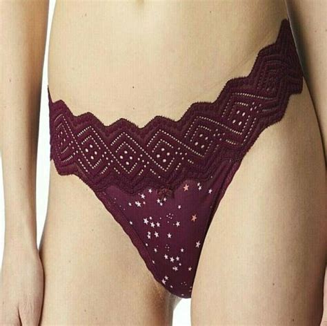 No Boundaries Women S Micro Lace Thong Panties Size 3XL 10 Purple W