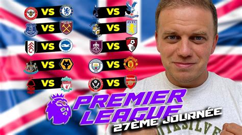 Mes 10 Pronostics Premier League Manchester City Manchester United