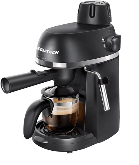 SOWTECH Espresso Machine Coffee Maker Cappuccino Latte Machine Black 3