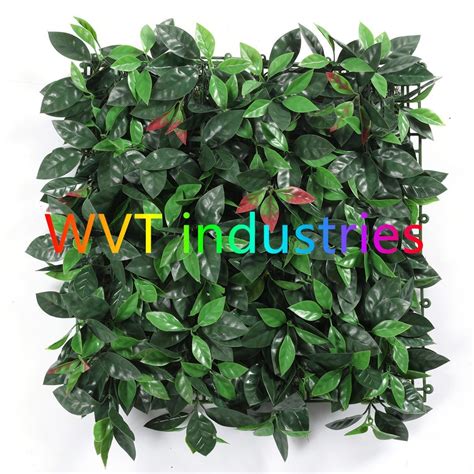 Anti Uv Artificial Ivy Foliage Faux Boxwood Vertical Garden Plastic