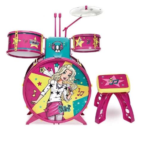 Bateria Da Barbie - Bateria Infantil da Barbie Fabulosa F00047 - Fun - Bateria / Tambor de ...