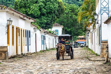 Paraty Brazil Jan Streets And Houses Of Historical Center