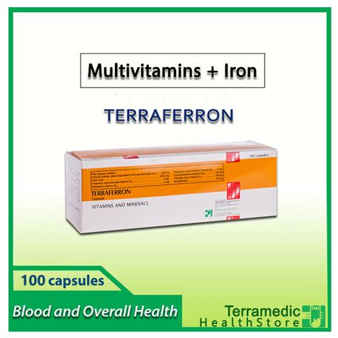 Terraferron Multivitamins Iron Terramedic Incorporated