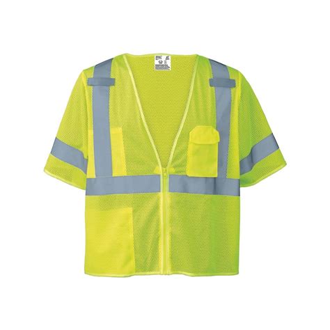 Frogwear Hv Yellow Green Class Fr Rated Pocket Mesh Vest Size