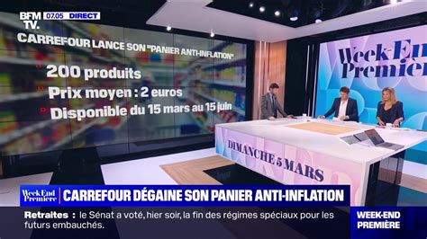 Carrefour Lance Son Panier Anti Inflation Avec Produits Un Prix