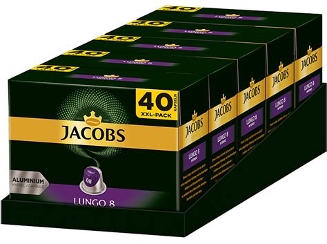 JACOBS Lungo 8 Intenso XXL Pack 5 X 40 Nespresso Kompatible