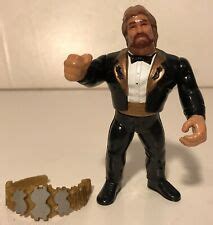 Vintage 1990 WWF Million Dollar Man Ted Dibiase Wrestling Action Figure