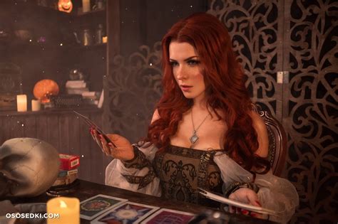 Irina Meier Triss Merigold Witcher Black Cat Naked Cosplay Asian 20