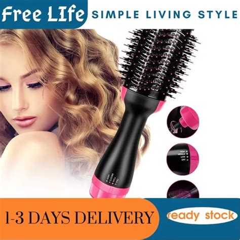 Wanghmei One Step Hair Dryer Volumizer Hot Air Brush Negative Electric Blow Dryer Straightener