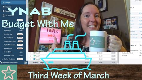 YNAB Budget With Me March Week 3 Cruise Budget YouTube