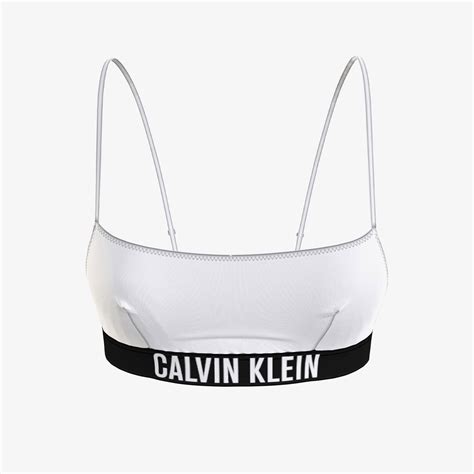 Calvin Klein Bralette Rp Kadın Beyaz Bikini Üstü KADIN Mayo Bikini