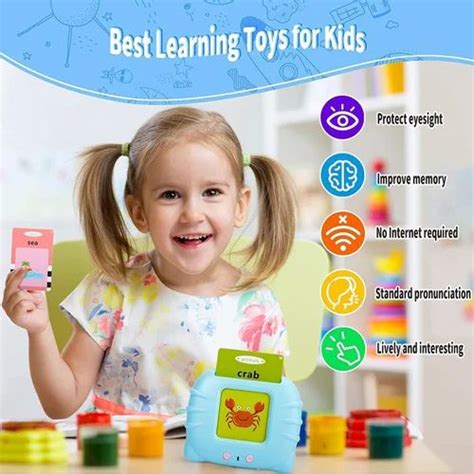 English Speaking Flash Cards Talking Plastic Falking Flash Card For